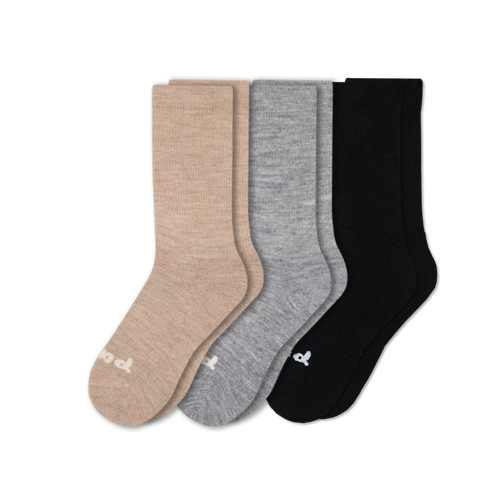 3 Pack - Women's Crew Pacas Socks