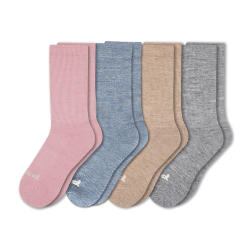 4 Pack - Women's Crew Pacas Socks