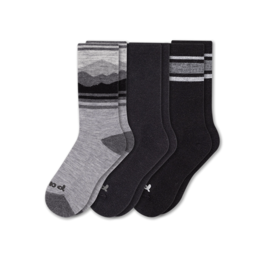 3 Pack - Men's Crew Pacas Socks