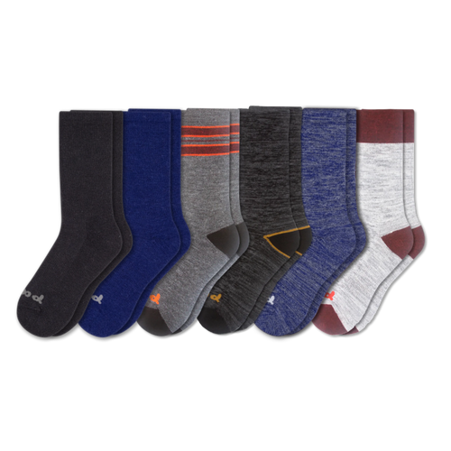 6 Pack - Men's Crew Pacas Socks