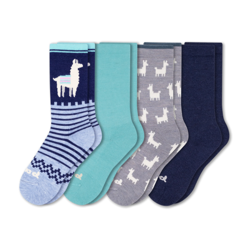 4 Pack - Women's Crew Pacas Socks