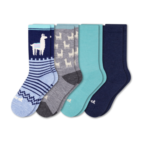4 Pack - Women's Crew Pacas Socks