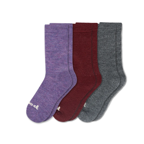 3 Pack - Women's Crew Pacas Socks