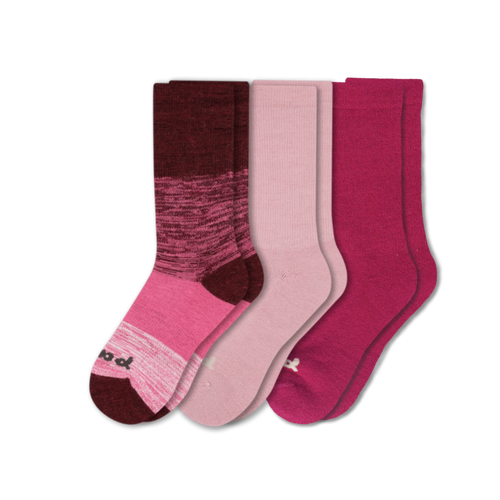 3 Pack - Women's Crew Pacas Socks