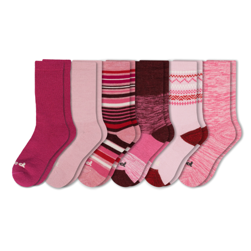 6 Pack - Women's Crew Pacas Socks