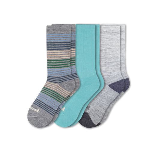 3 Pack - Women's Crew Pacas Socks