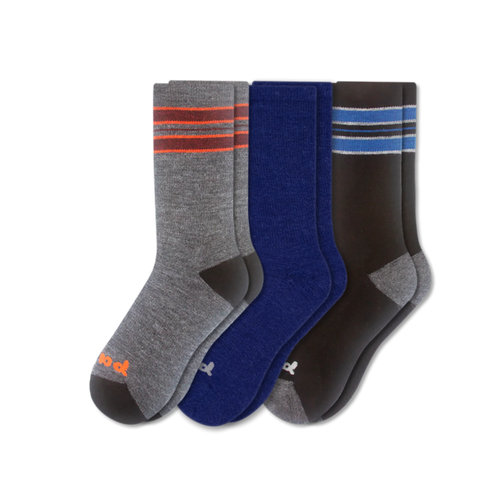 3 Pack - Men's Crew Pacas Socks