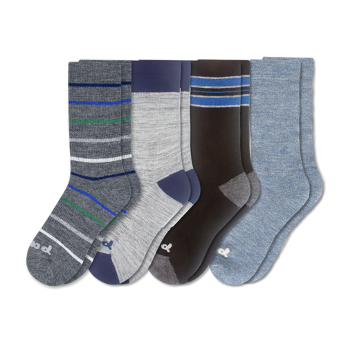 4 Pack - Men's Crew Pacas Socks