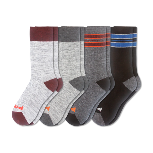 4 Pack - Men's Crew Pacas Socks