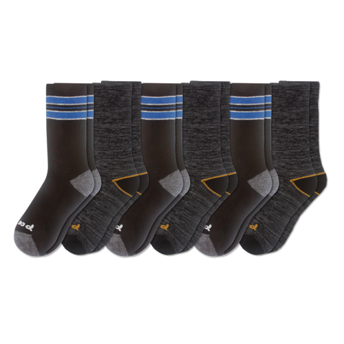 6 Pack - Men's Crew Pacas Socks
