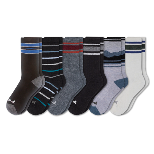 6 Pack - Men's Crew Pacas Socks