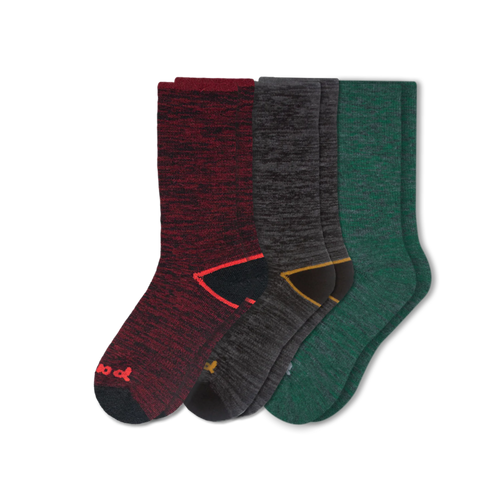 3 Pack - Men's Crew Pacas Socks