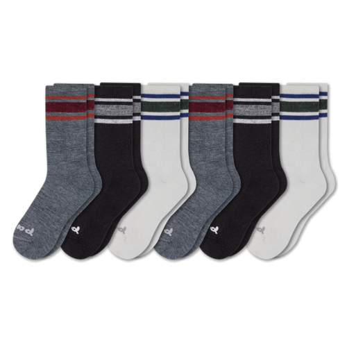 6 Pack - Men's Crew Pacas Socks