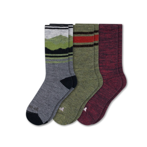 3 Pack - Men's Crew Pacas Socks
