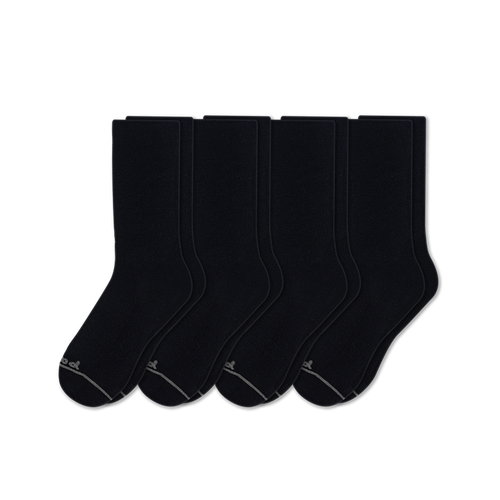 4 Pack - Women's Light-Weight Crew Pacas Socks