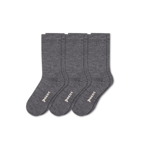 3 Pack - Women's Light-Weight Crew Pacas Socks