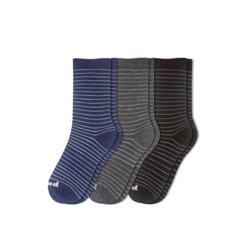 3 Pack - Women's Light-Weight Crew Pacas Socks