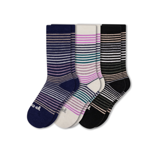 3 Pack - Women's Crew Pacas Socks