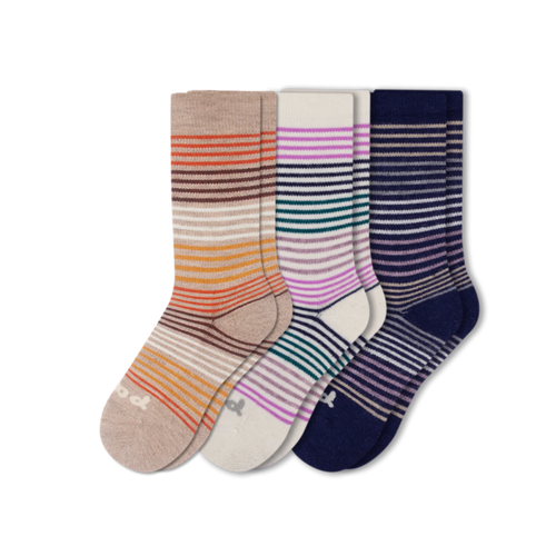 3 Pack - Women's Crew Pacas Socks