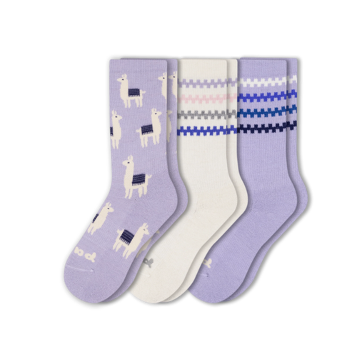 3 Pack - Women's Crew Pacas Socks