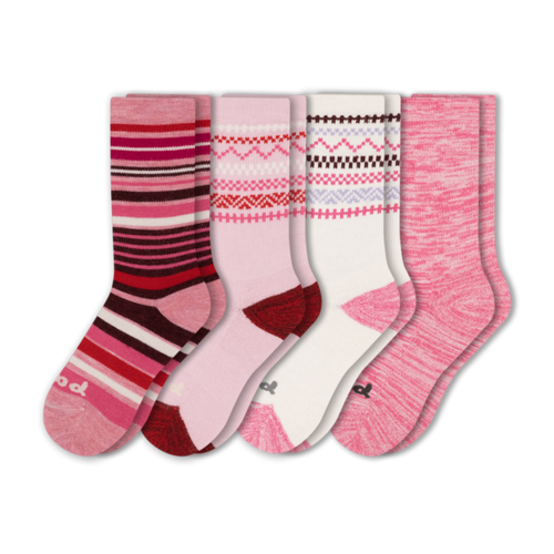 4 Pack - Women's Crew Pacas Socks