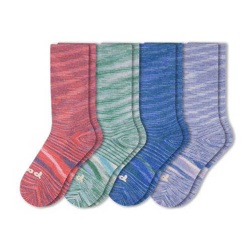 4 Pack - Women's Crew Pacas Socks