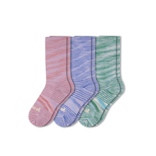 3 Pack - Women's Crew Pacas Socks